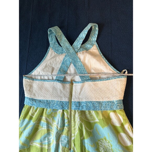 LILLY PULITZER ELLERY Adjustable Halter DRESS 6 50th Anniversary Jubilee Pockets - Picture 11 of 11